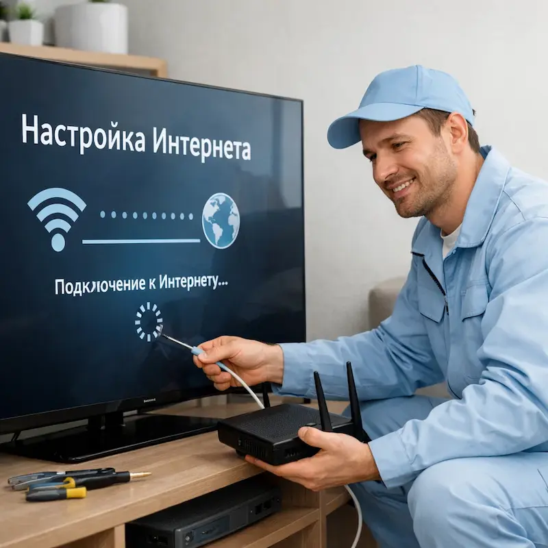 Настройка интернета на ТВ в Шатуре