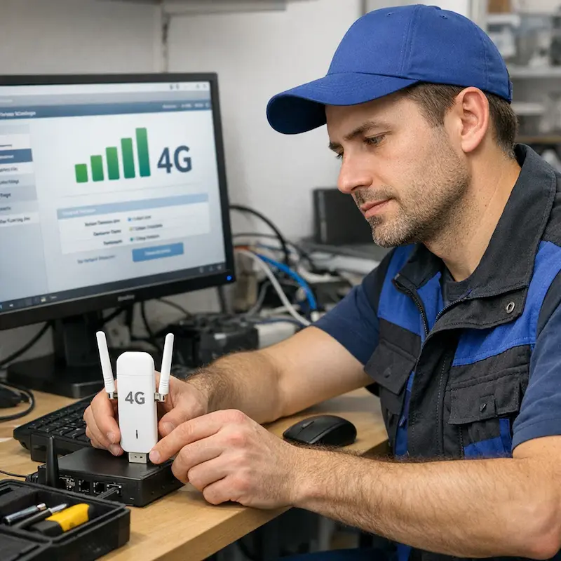 Настройка LTE модема в Шатуре