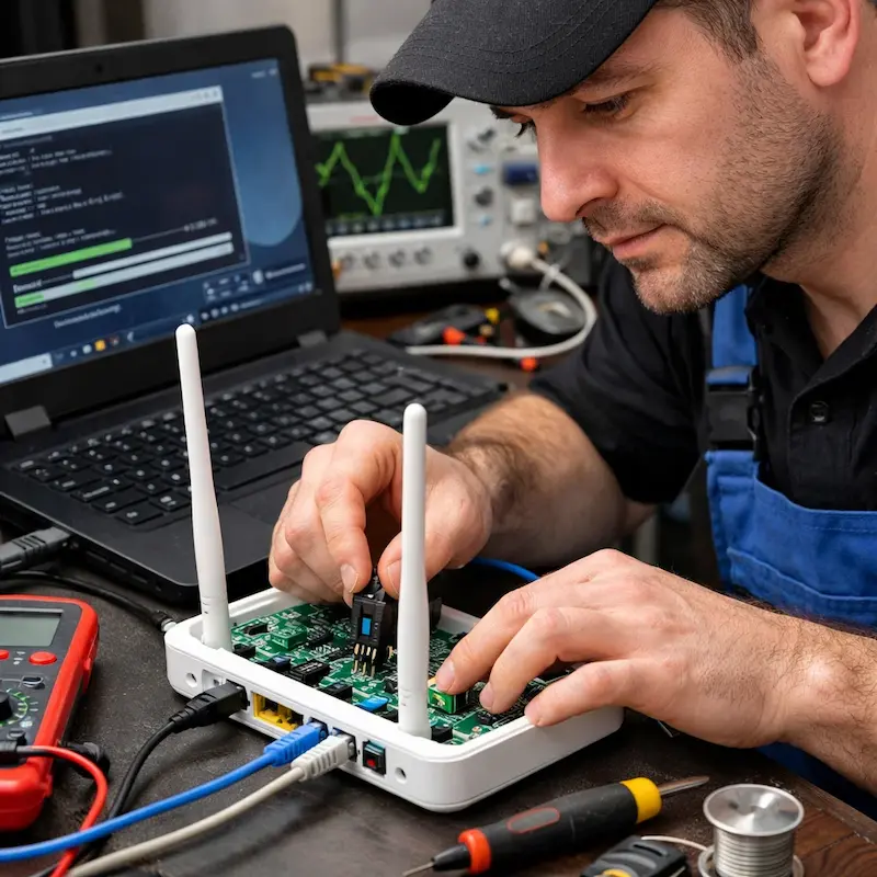 Перепрошивка WiFi роутера в Шатуре