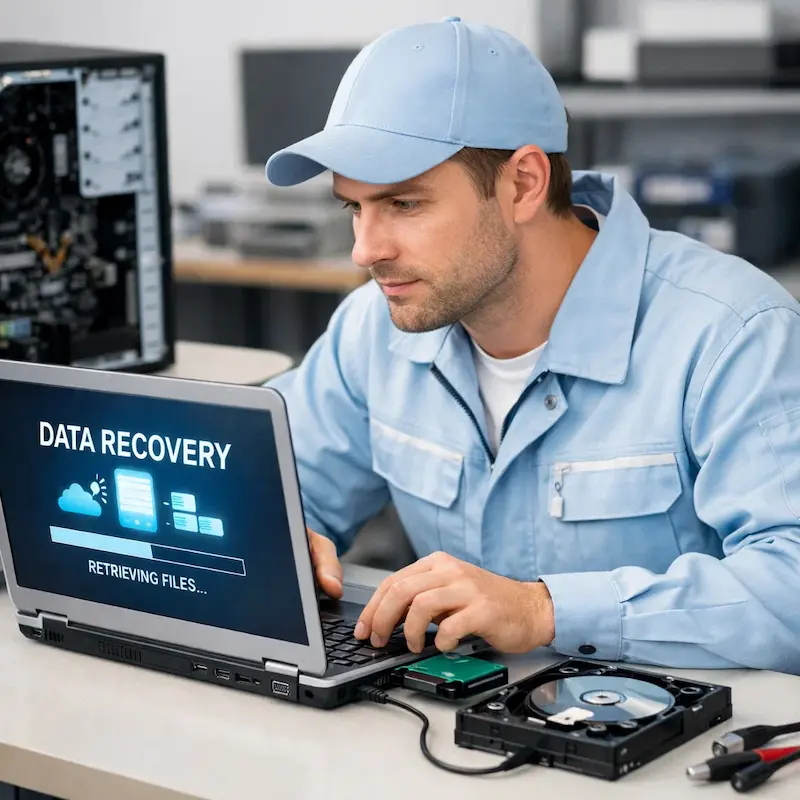 Восстановление данных и файлов в Шатуре