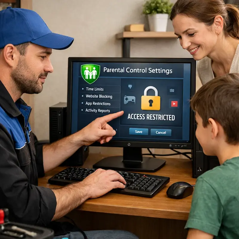 Родительский контроль на компьютере в Шатуре