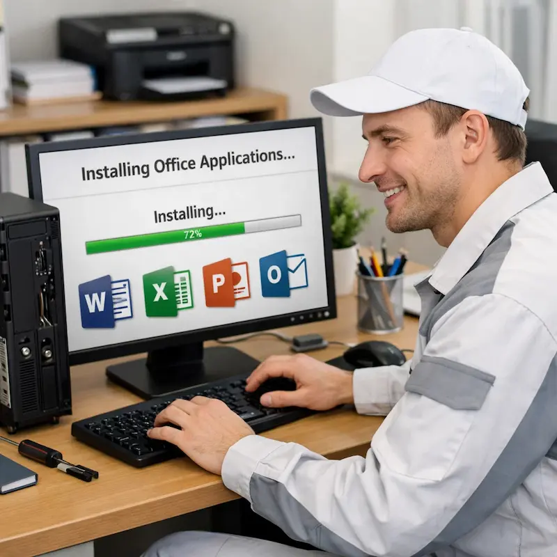 Установка и настройка программ на компьютере в Шатуре